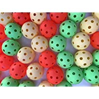 Los mejores  - Realstick Floorball Unihockey Ball - Juego de 24 pelotas de competición con certificado IFF de calidad comprobada